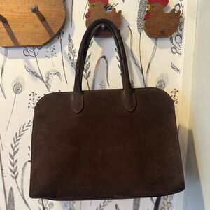 Viral Suede Chocolate Brown Claudia Firenze Chic Bag